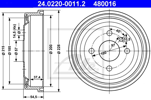 Tambour de frein