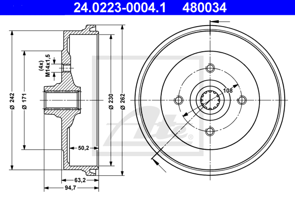 Tambour de frein