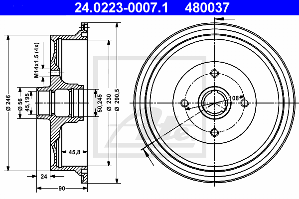 Tambour de frein