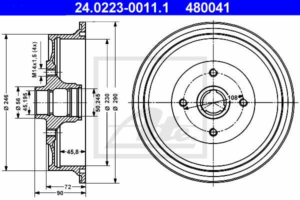 Tambour de frein