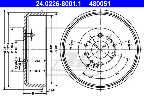 Tambour de frein