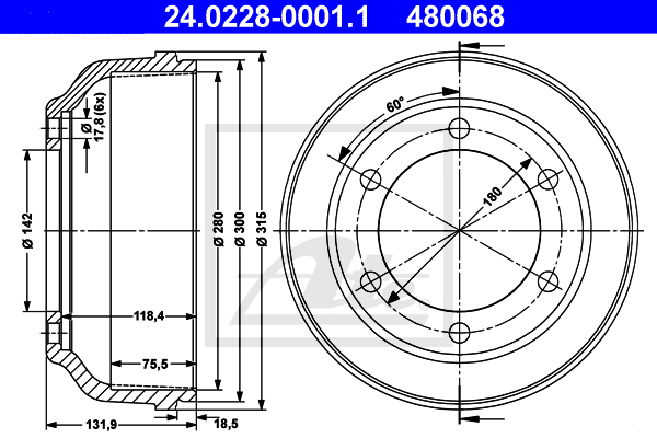 Tambour de frein