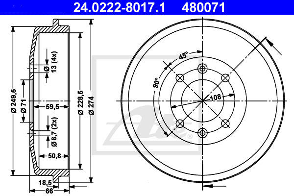 Tambour de frein