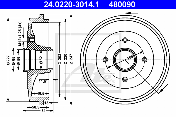 Tambour de frein