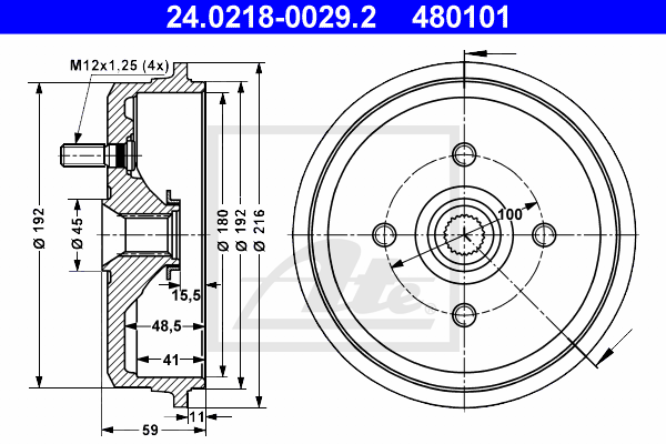 Tambour de frein