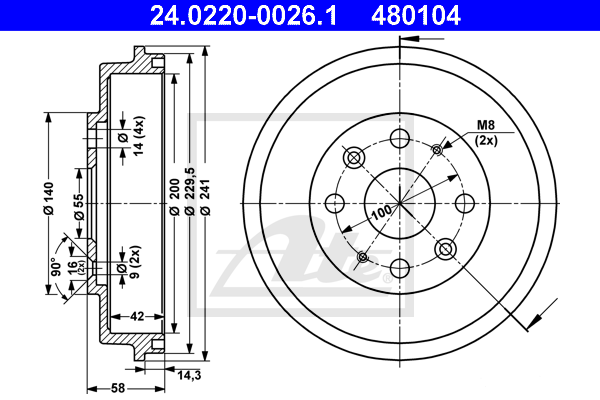 Tambour de frein