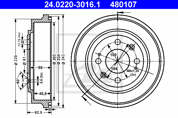 Tambour de frein