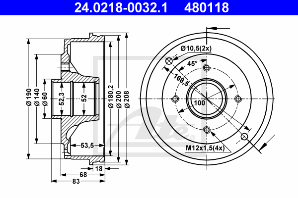 Tambour de frein