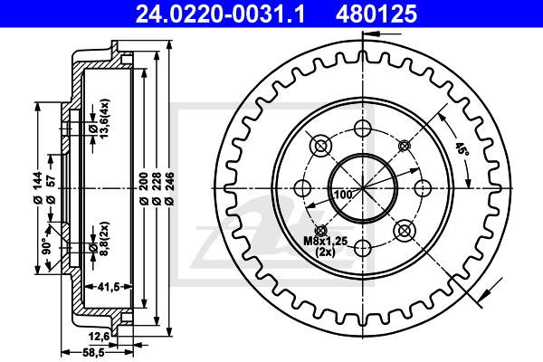 Tambour de frein