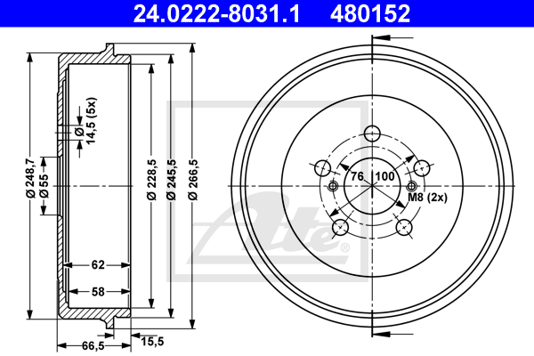 Tambour de frein