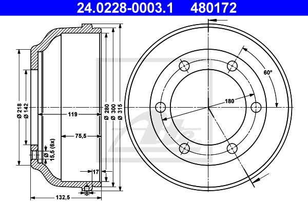 Tambour de frein