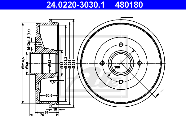 Tambour de frein