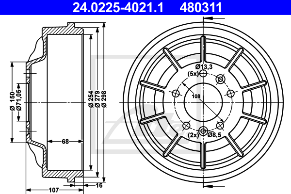 Tambour de frein