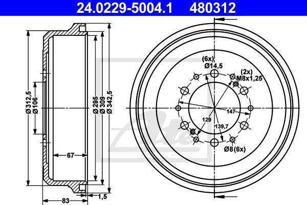 Tambour de frein