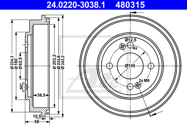 Tambour de frein