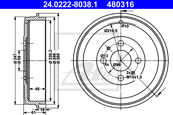 Tambour de frein