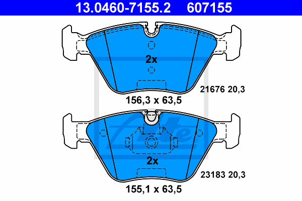 Kit de plaquettes de frein, frein à disque