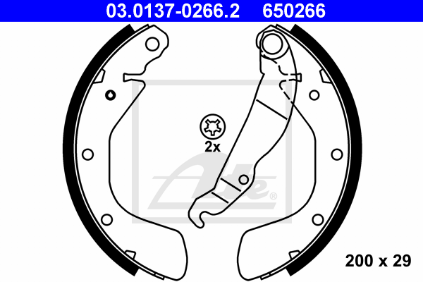 Jeu de mâchoires de frein