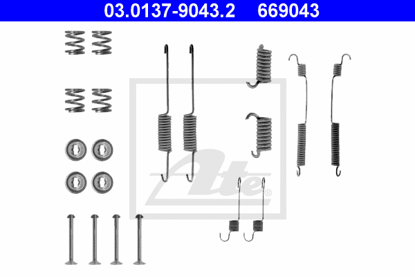 Kit d'accessoires, mâchoire de frein