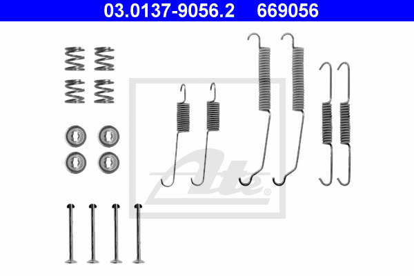 Kit d'accessoires, mâchoire de frein