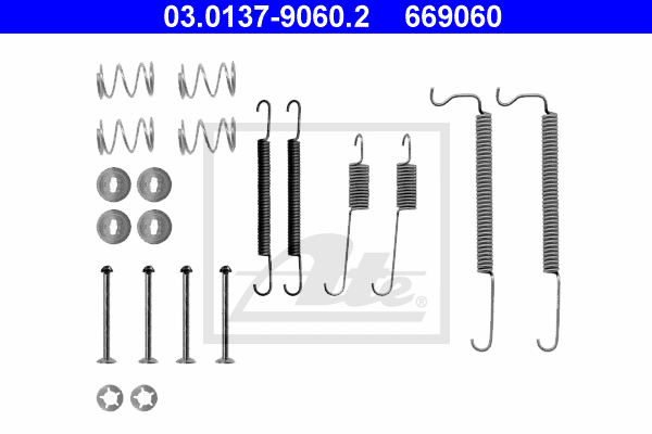 Kit d'accessoires, mâchoire de frein