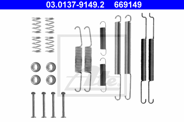 Kit d'accessoires, mâchoire de frein