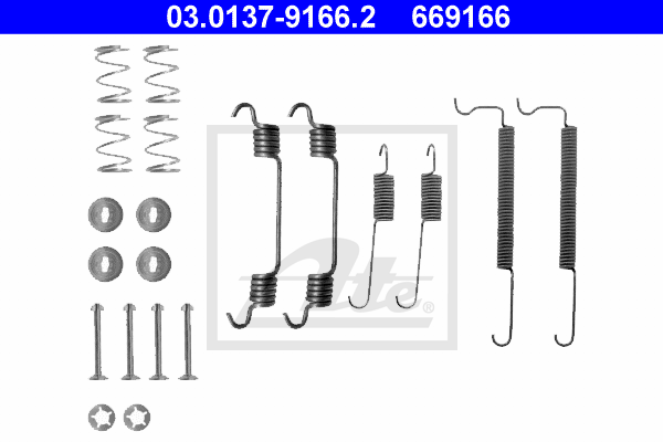 Kit d'accessoires, mâchoire de frein