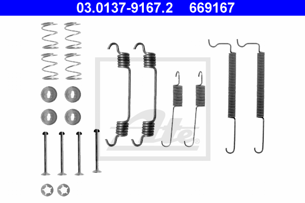 Kit d'accessoires, mâchoire de frein