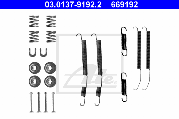 Kit d'accessoires, mâchoire de frein