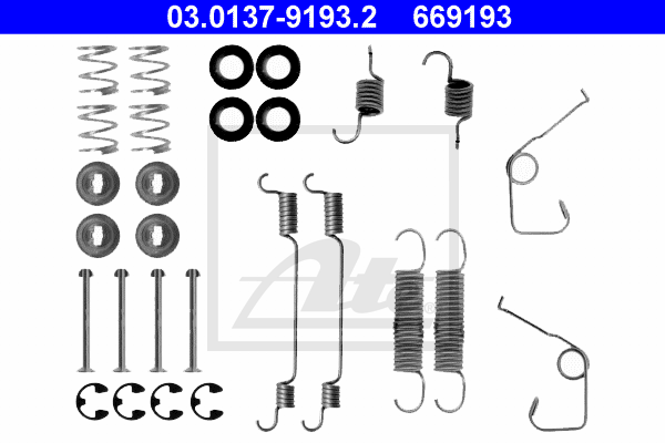 Kit d'accessoires, mâchoire de frein