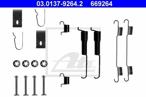Kit d'accessoires, mâchoire de frein