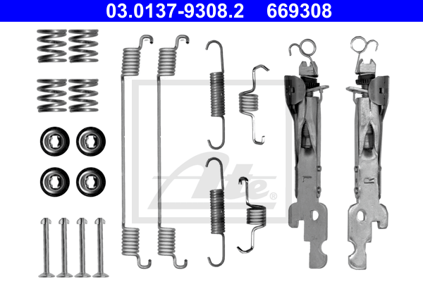 Kit d'accessoires, mâchoire de frein