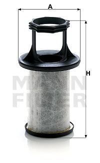 Filtre, ventilation du carter-moteur