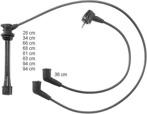 Kit de câbles d'allumage