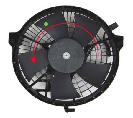 Ventilateur, refroidissement du moteur