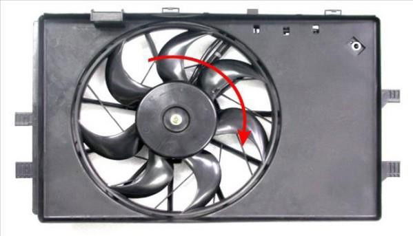 Ventilateur, refroidissement du moteur