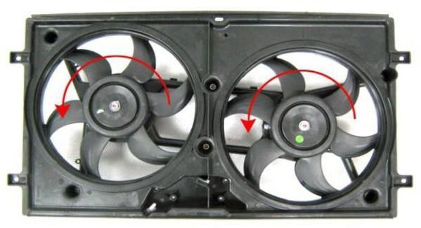 Ventilateur, refroidissement du moteur