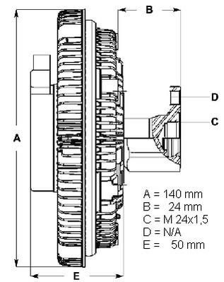 Embrayage, ventilateur de radiateur