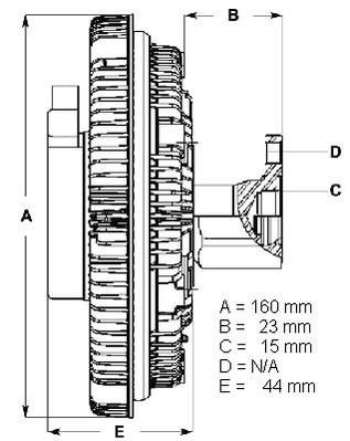 Embrayage, ventilateur de radiateur