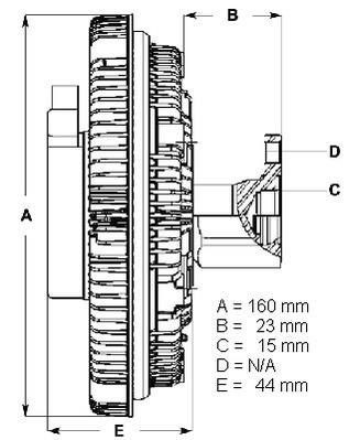 Embrayage, ventilateur de radiateur