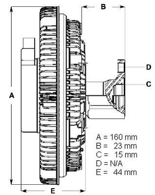 Embrayage, ventilateur de radiateur