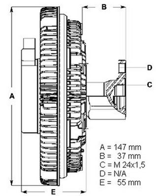 Embrayage, ventilateur de radiateur