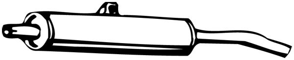 Silencieux arrière