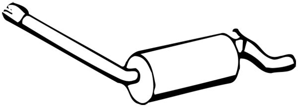 Silencieux arrière