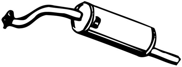 Silencieux arrière