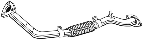 Tube ondulé, système d'échappement