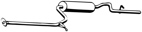 Silencieux arrière