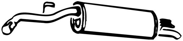 Silencieux arrière