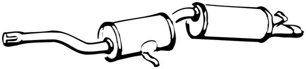 Silencieux arrière