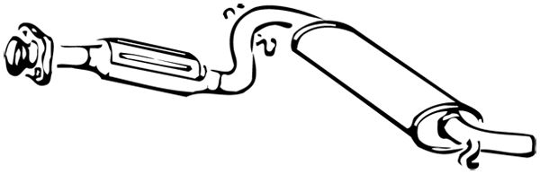 Silencieux avant